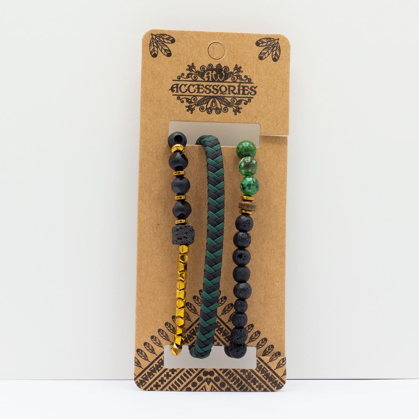 Men's Assorted Bracelets - Outdoor Greens
