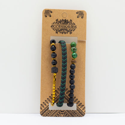 Men's Assorted Bracelets - Outdoor Greens