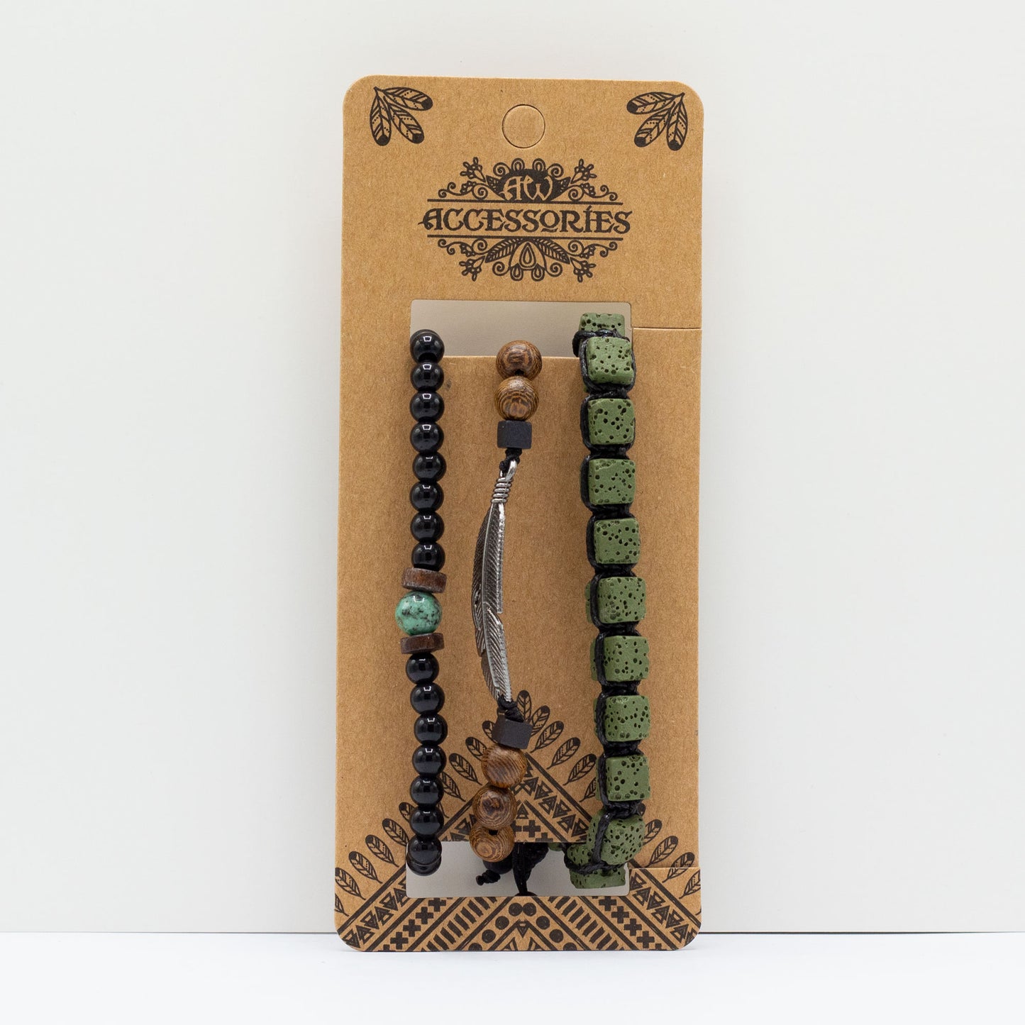 Men's Assorted Bracelets - Outdoor Greens