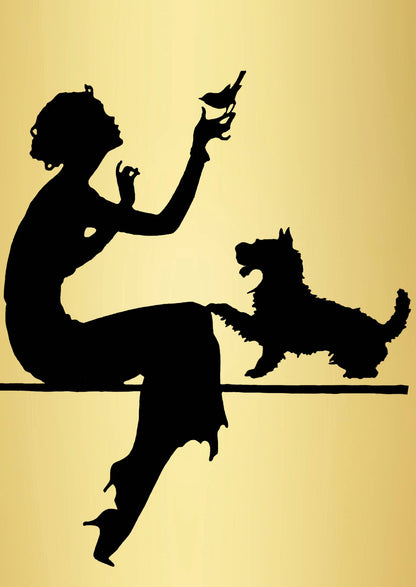 Gold Foil Whimsical Greeting Card