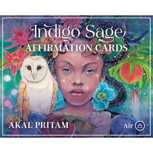 Indigo Sage Mini Affirmation Cards - Akal Pritam