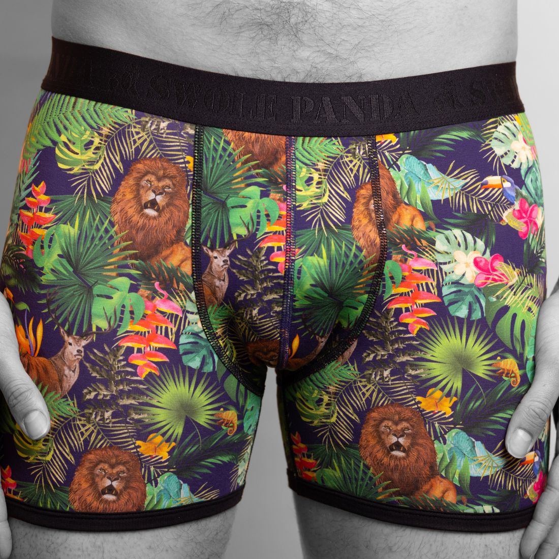 Swole Panda - Jungle Bamboo Boxers