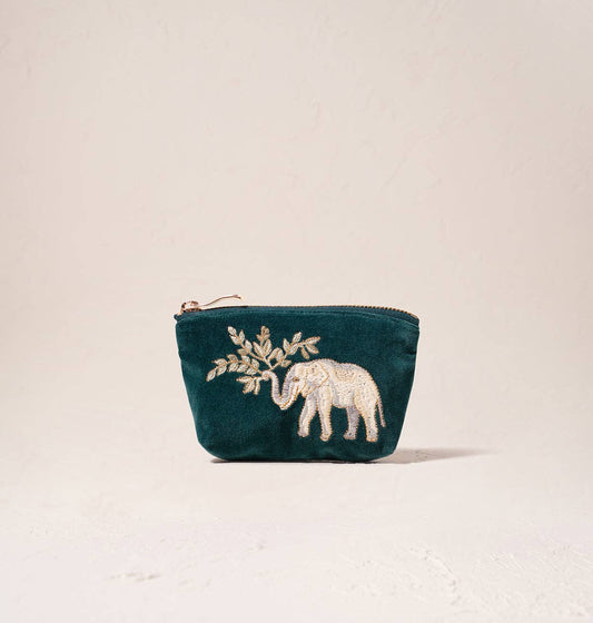 Elephant Herd Coin Purse