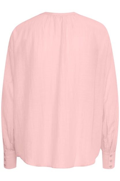 Atelier Rêve Thea Silk Shirt - Silver Pink