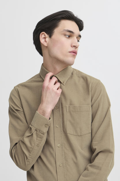 Casual Friday Baby Cord Shirt - Cashew