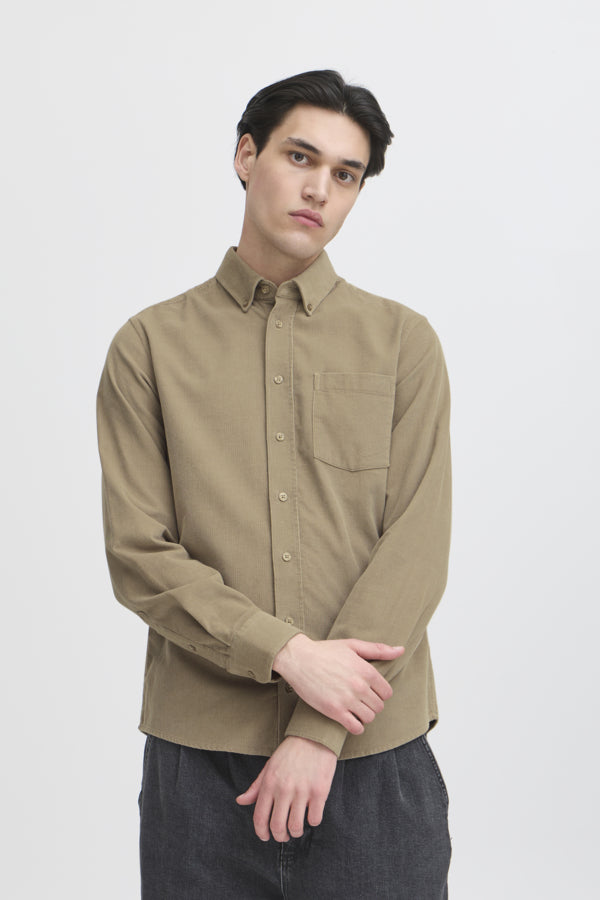 Casual Friday Baby Cord Shirt - Cashew