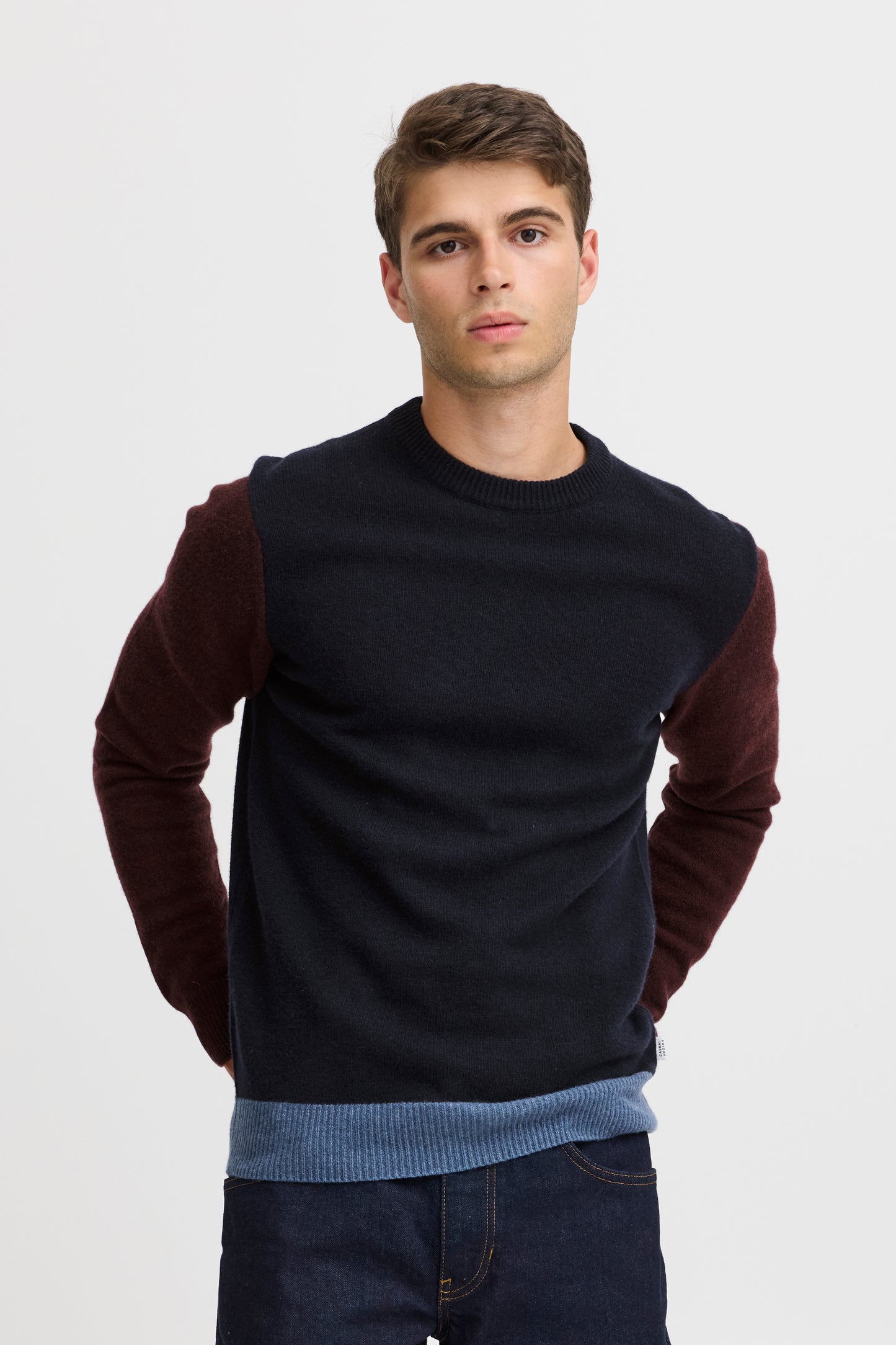 Casual Friday Karl Wool Knit - Bitter Chocolate