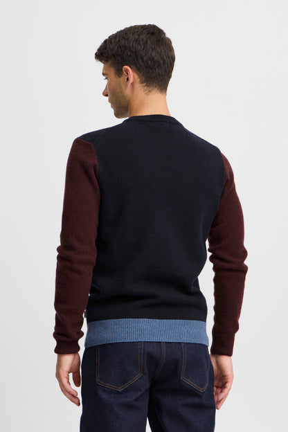 Casual Friday Karl Wool Knit - Bitter Chocolate