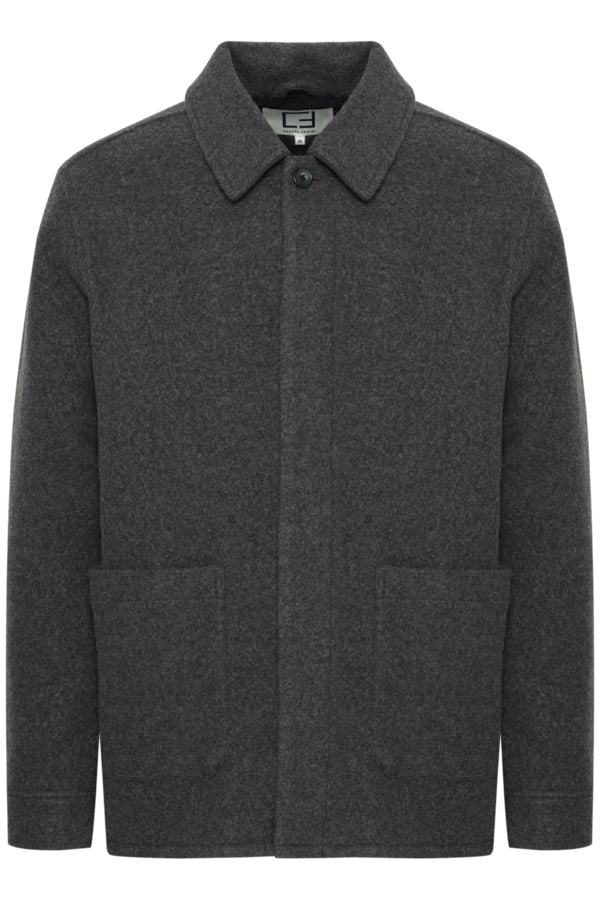 Casual Friday Padded Wool Coat