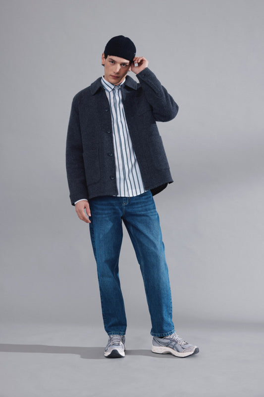 Casual Friday Padded Wool Coat