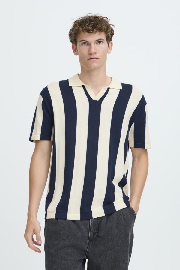 Casual Friday Football Knit Polo