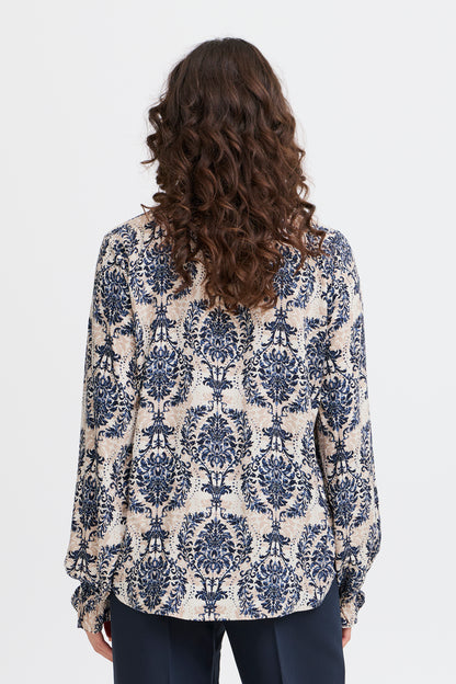 Fransa Flowy Blouse