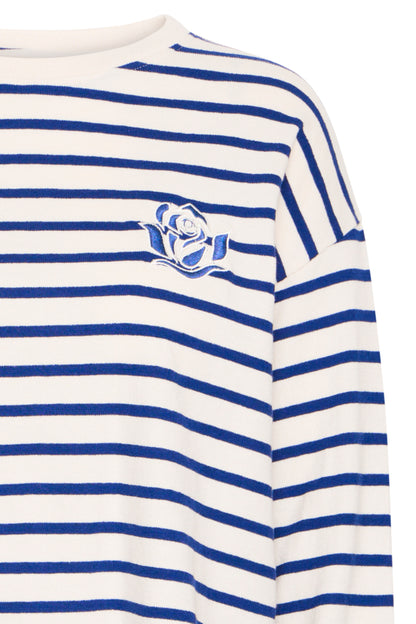 B.young Sareo Stripe Sweatshirt