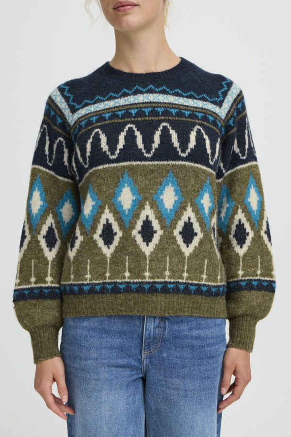 B.young Nafta Jacquard Jumper
