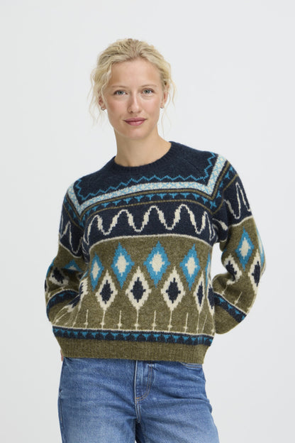 B.young Nafta Jacquard Jumper