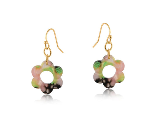 FIONA FLORAL RESIN EARRING