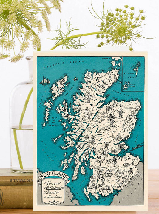 Map Greeting Card