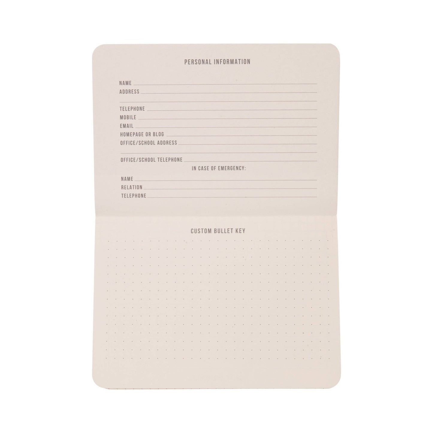 Standard Issue Pocket Journal - Army Green + Chili