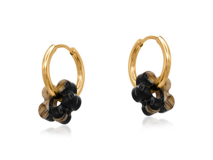 Sophia Petite Resin Huggies Earrings