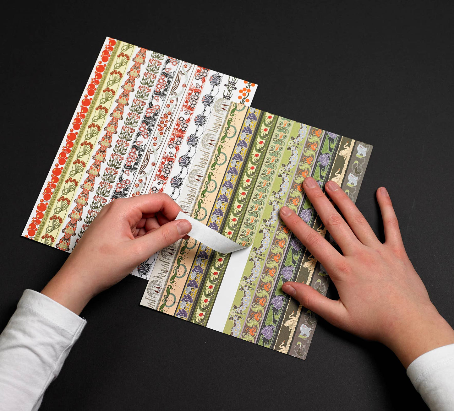 Art Nouveau Label Sticker & Tape Book