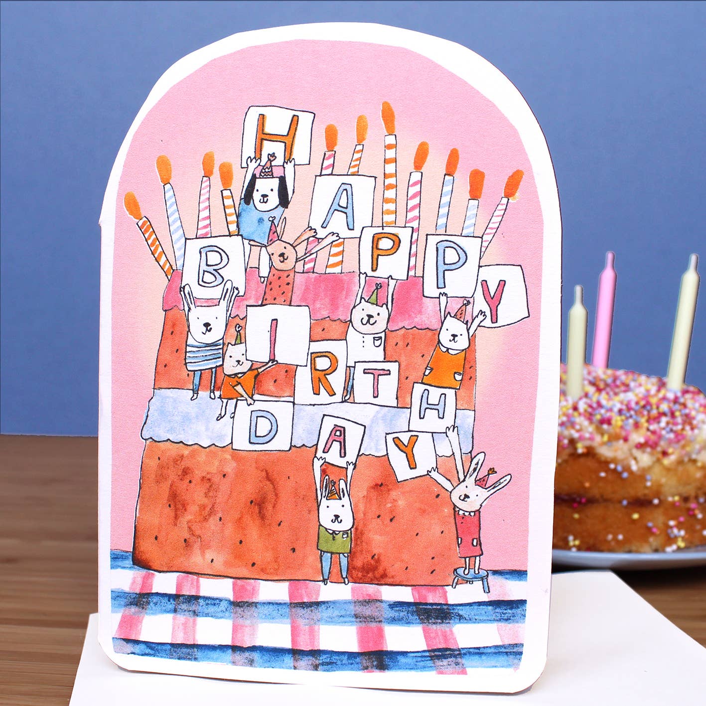 Birthday Cake Climbers Card