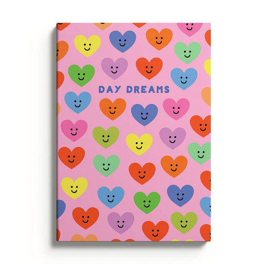 Day Dreams Hearts Notebook