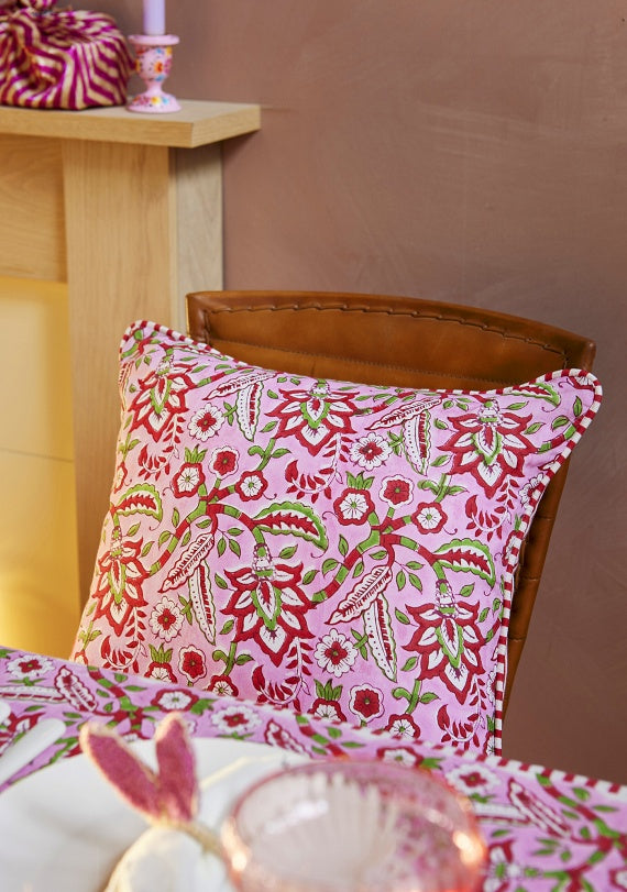 Arana Block Print Cushion