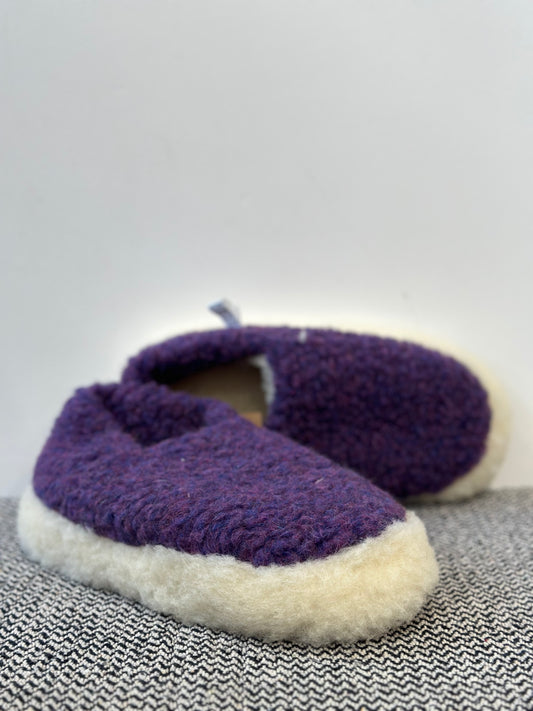 Yoko Wool Slippers - Purple
