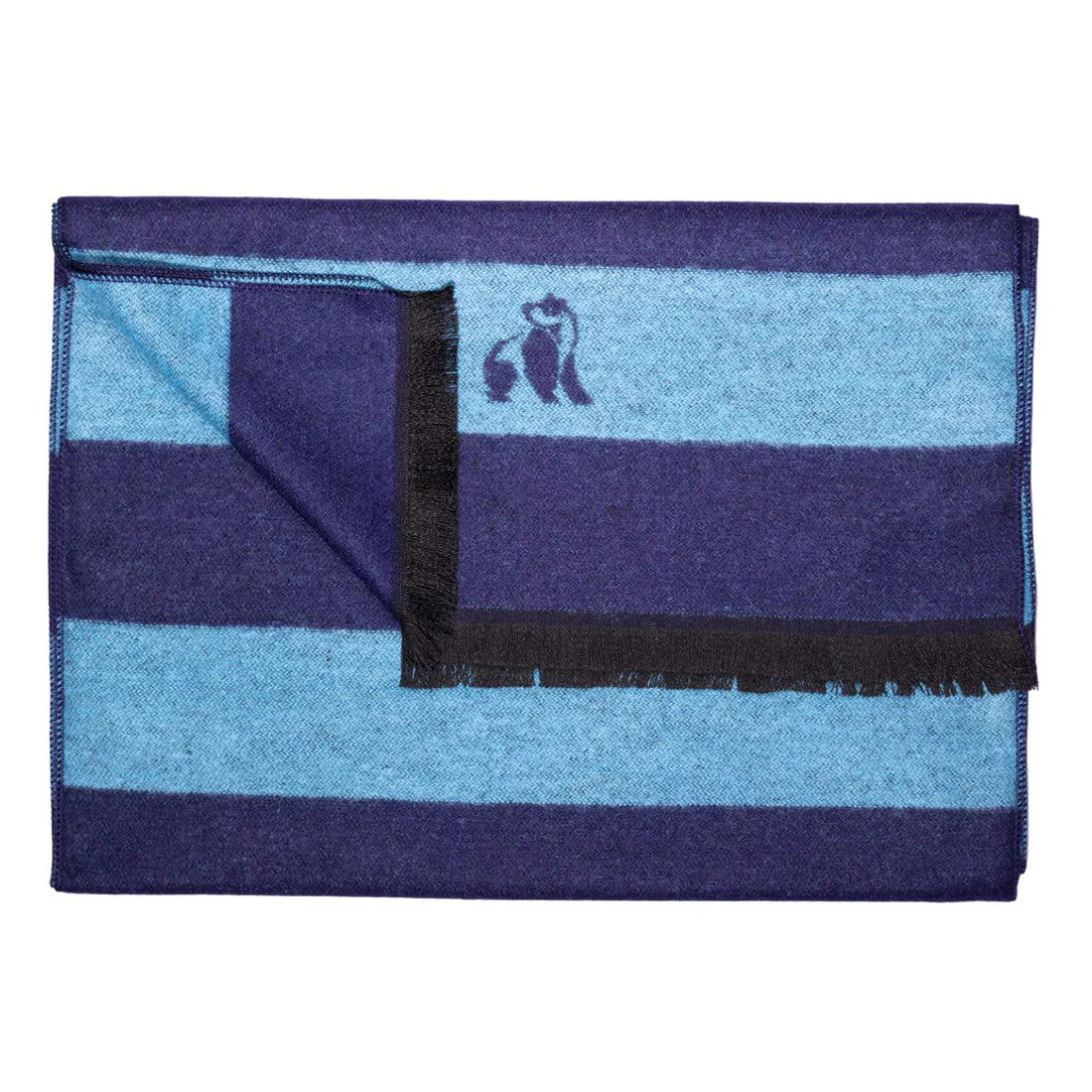 Swole Panda - Sky Blue Stripe Bamboo Scarf