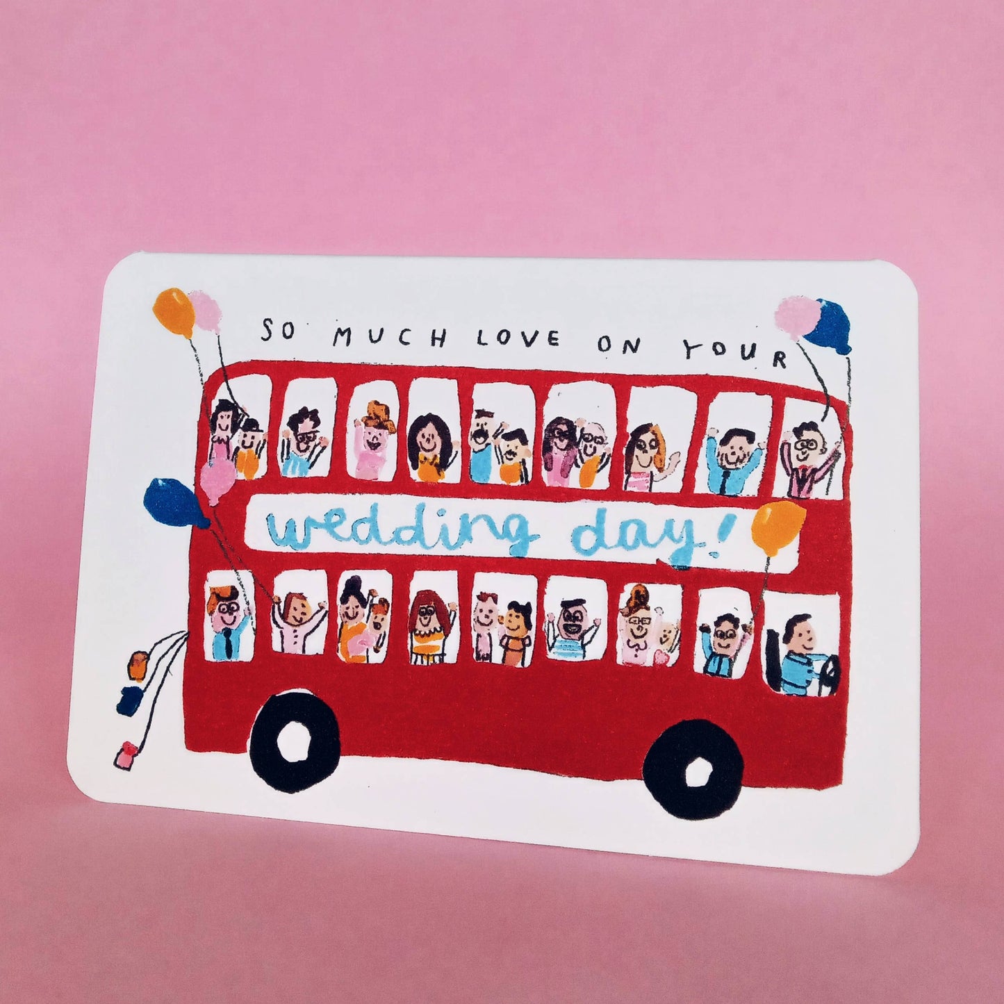 Wedding Bus Card