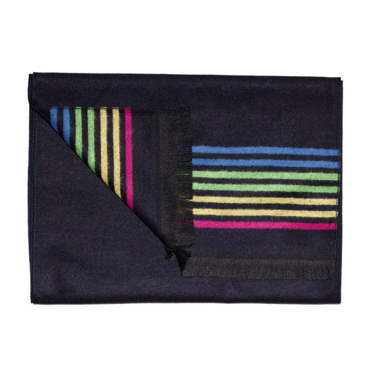 Swole Panda - Black Fine Stripe Bamboo Scarf