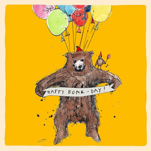 ‘Happy Bear Day’ Greetings Card