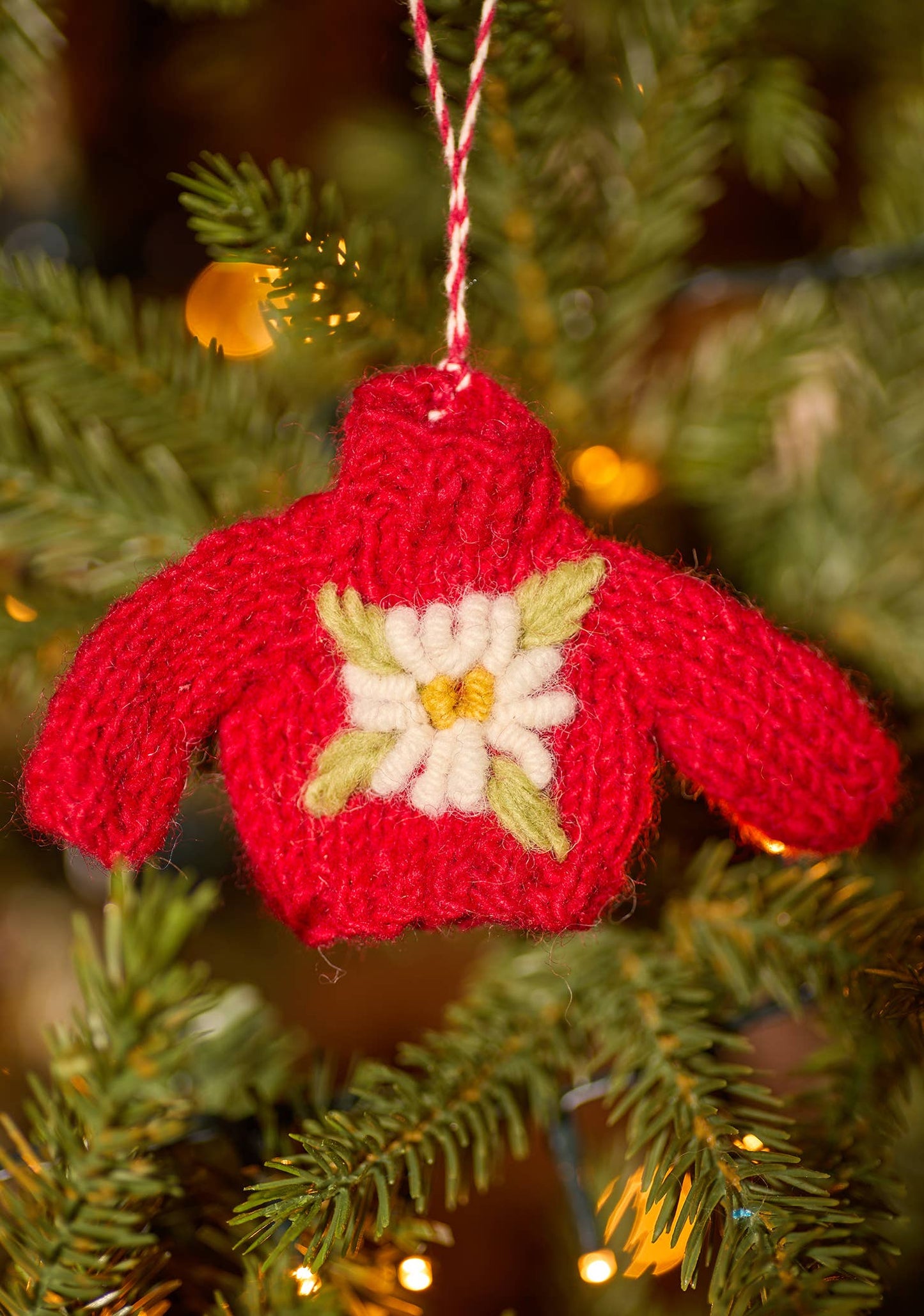 Embroidered Knitted Jumper Decoration