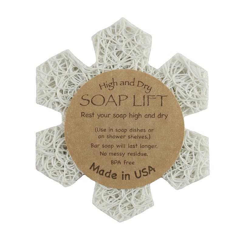 Snowflake Soap Lift Soap - White