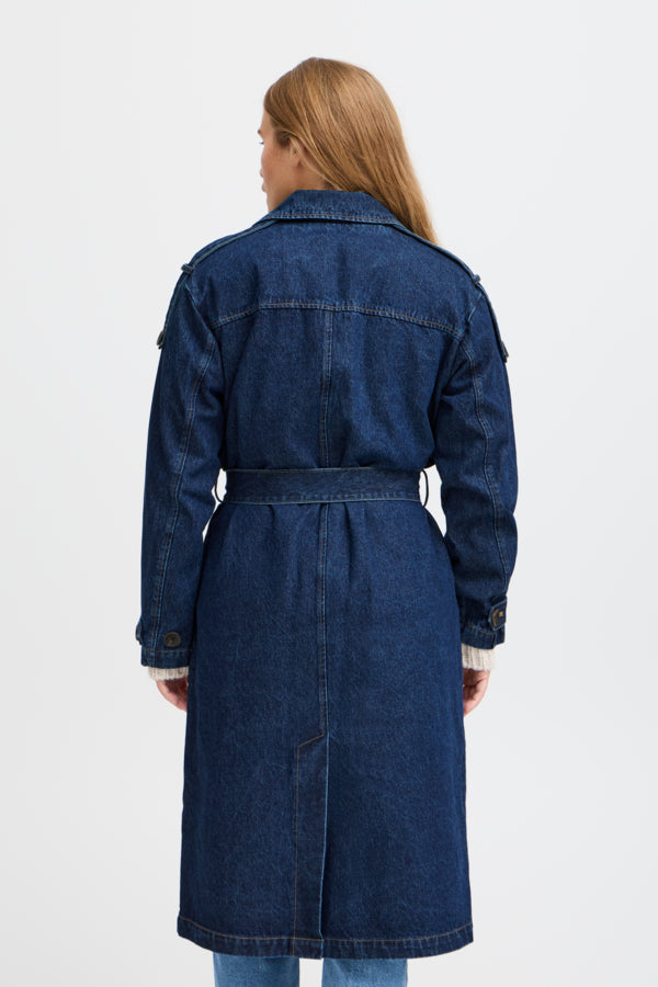 Pulz Hillary Denim Trenchcoat