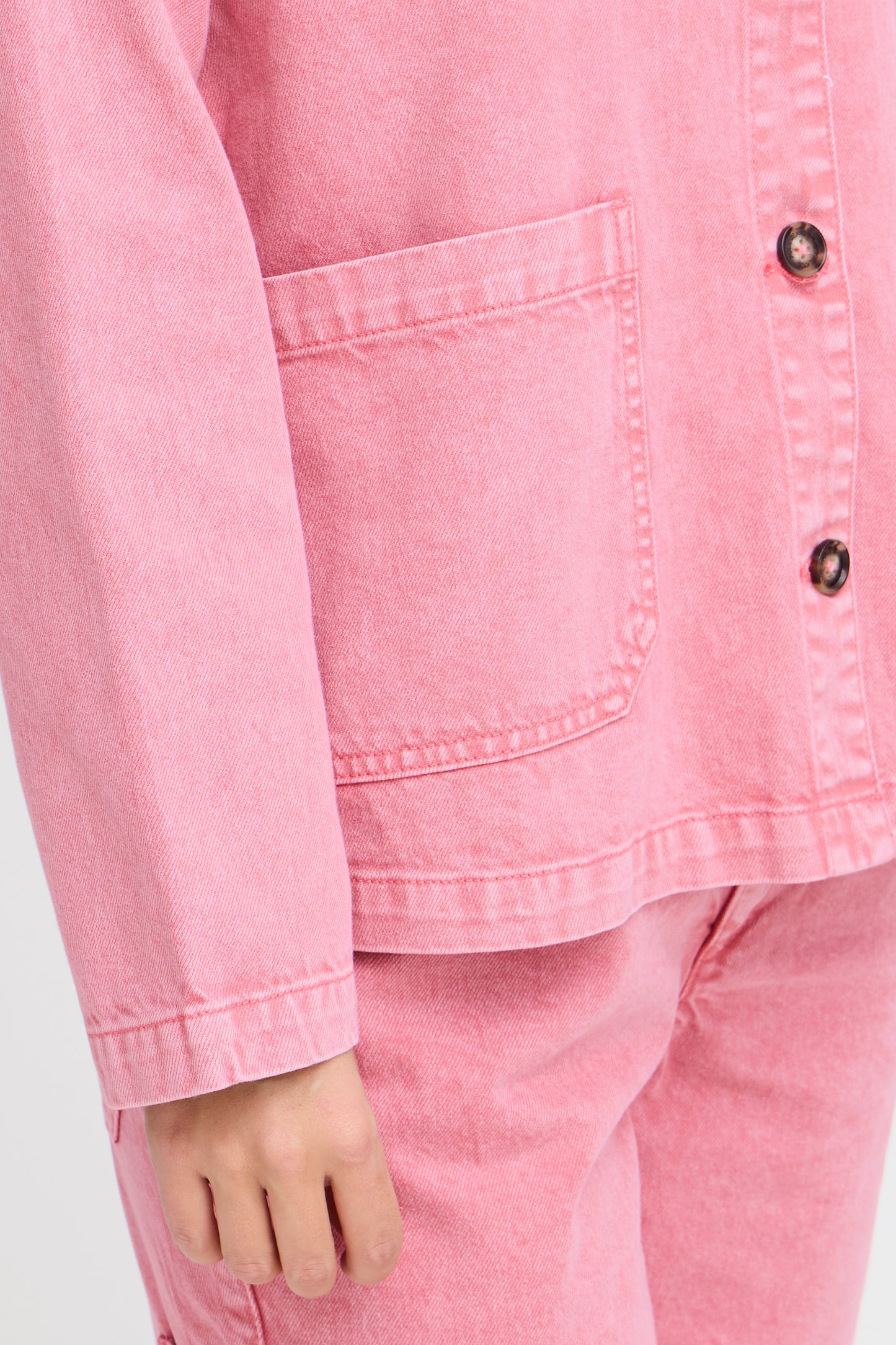 Pulz Denim Pink jacket