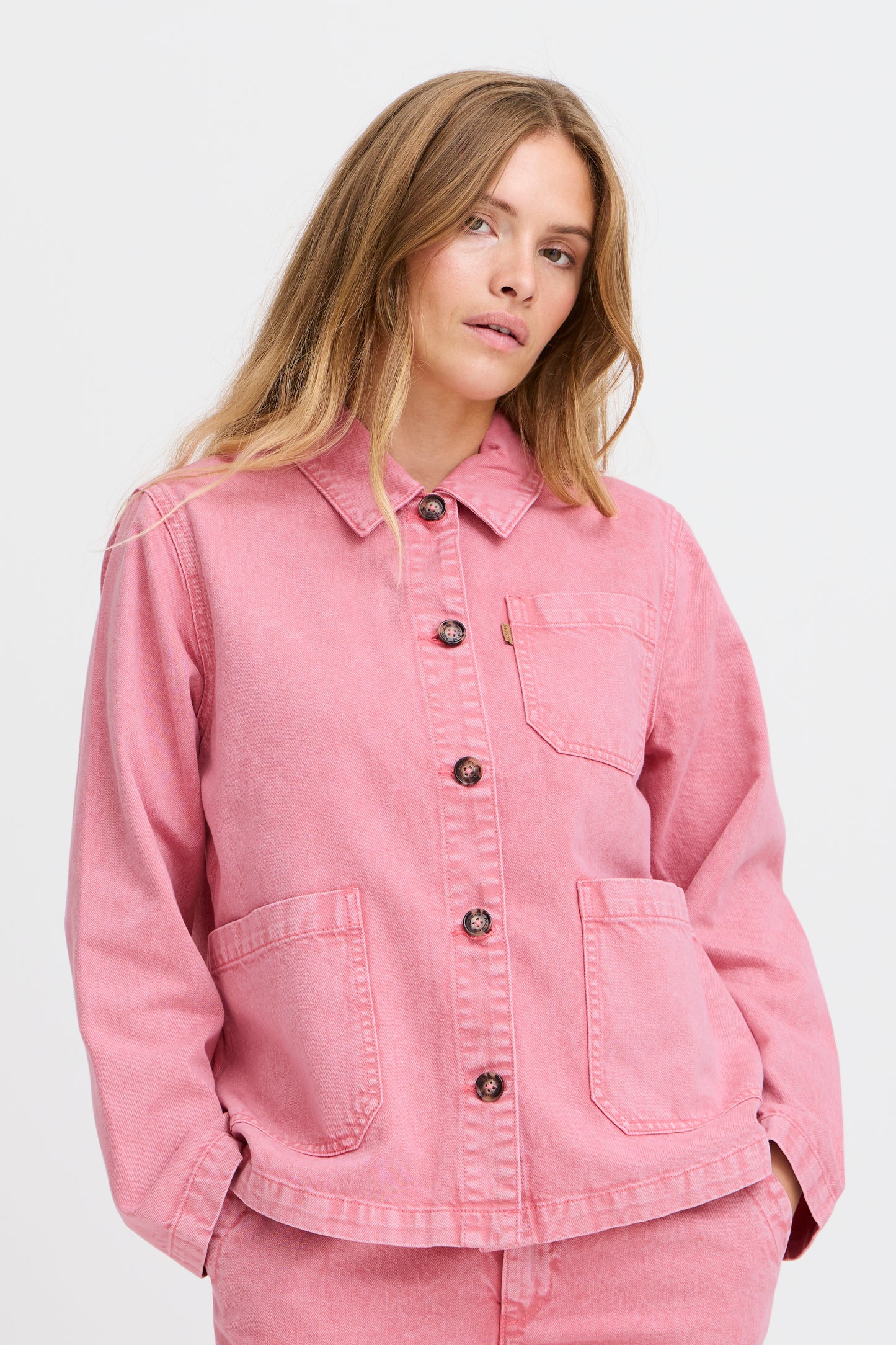 Pulz Denim Pink jacket