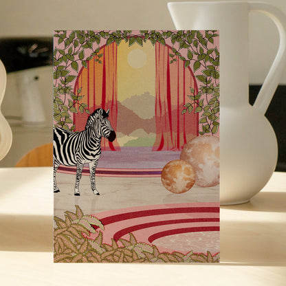'The Zebra' Boho Style Art Print