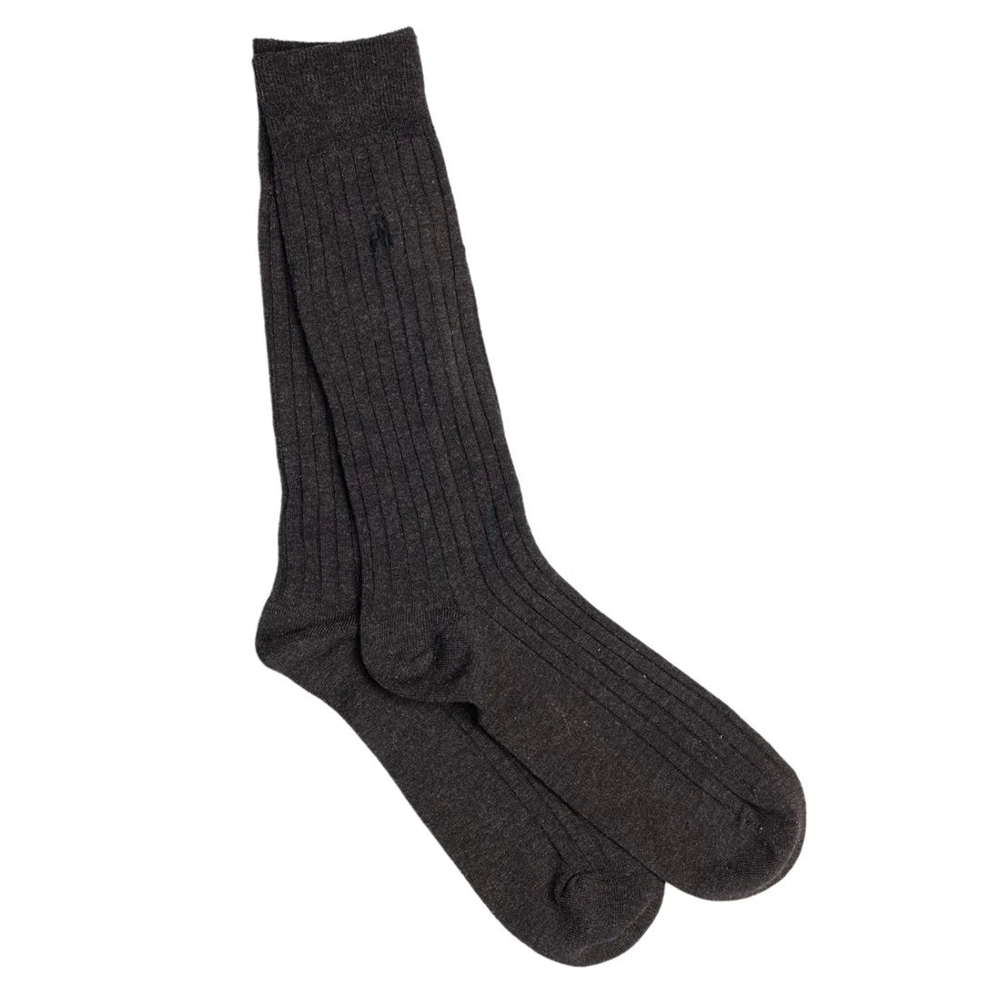 Swole Panda - Grey Ribbed Bamboo Socks