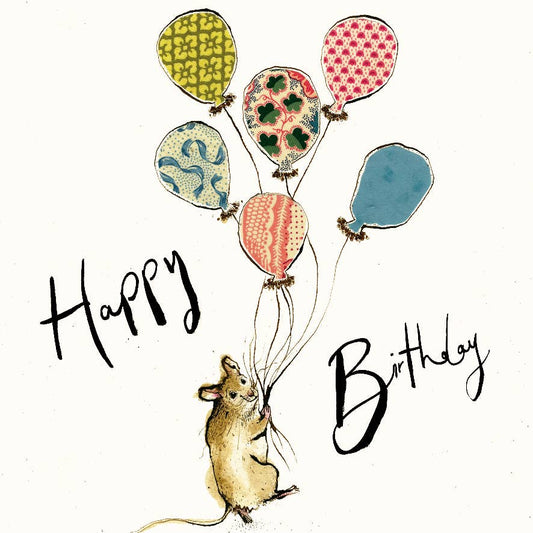 Happy Birthday Mouse Card