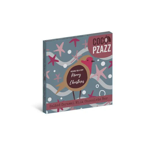 Coco Pzazz Salted Caramel Milk Chocolate Bar