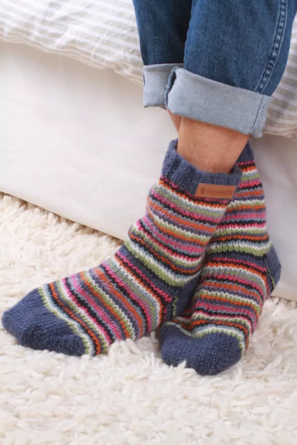 Denver Stripe Sofa Socks