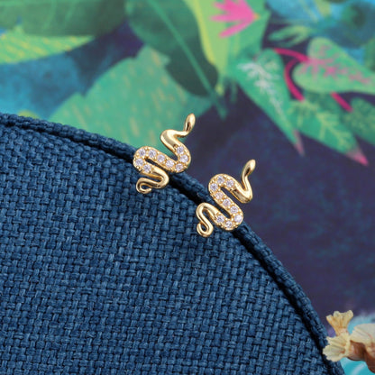 THE CHARMER Snake earrings