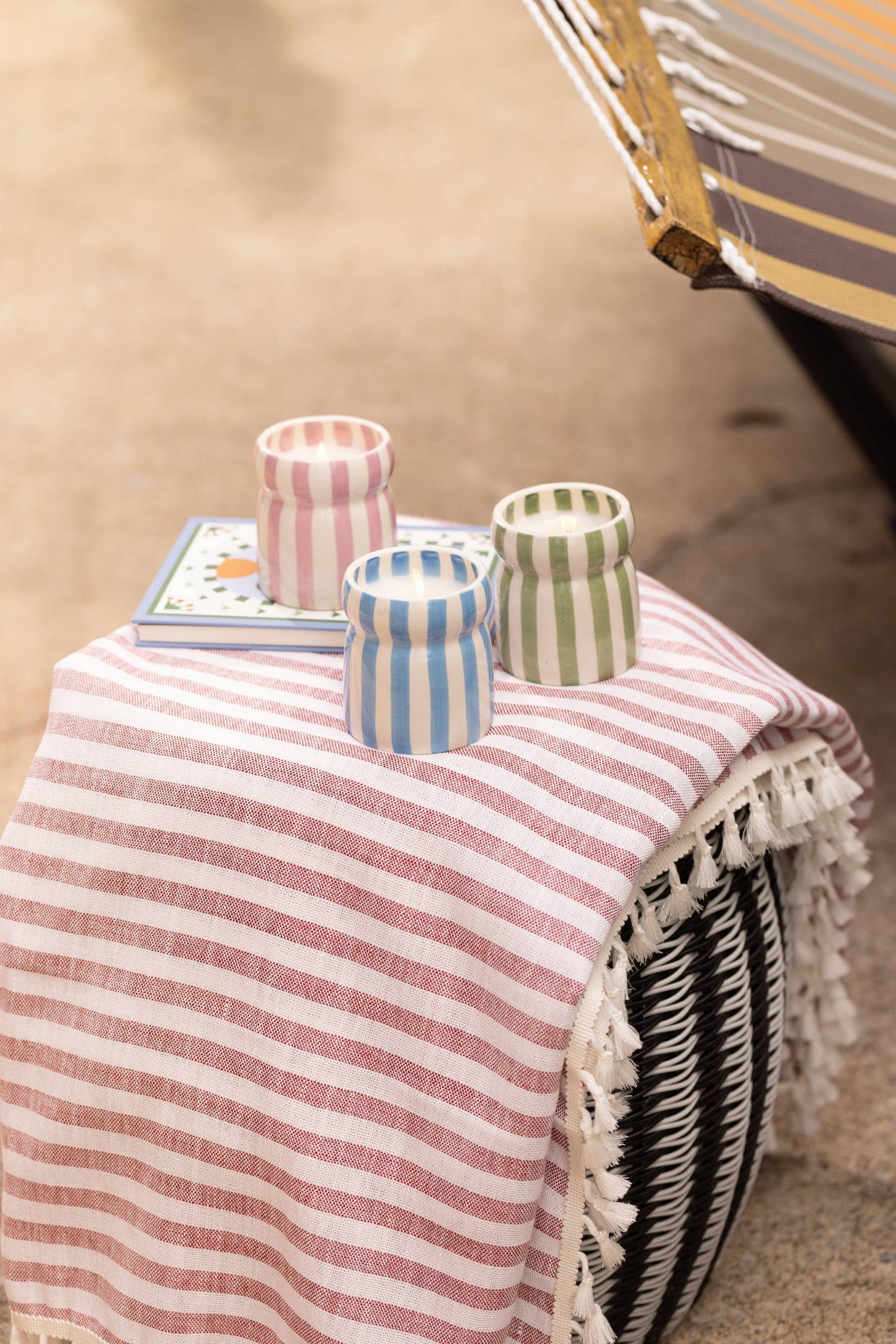 Cabana Sage Ceramic Candle - Bora Bora