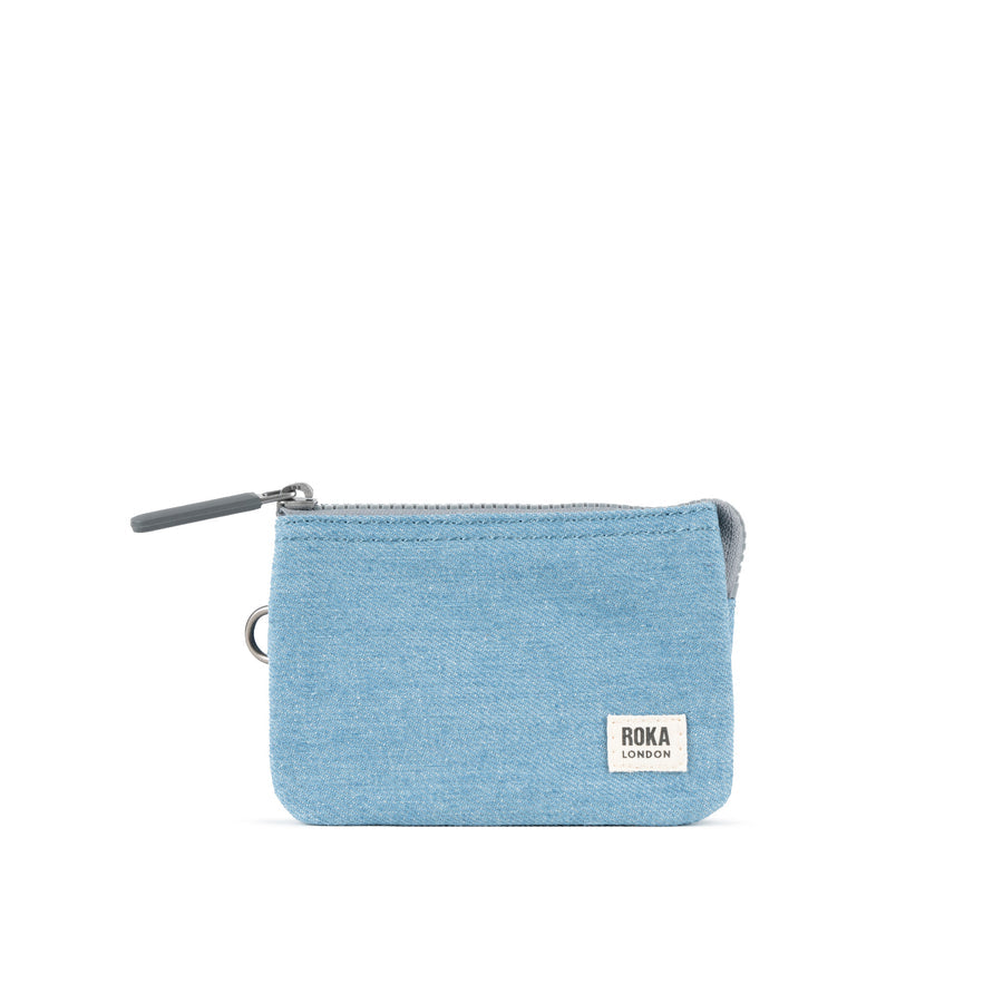 Roka Carnaby Light Denim Wallet - Small