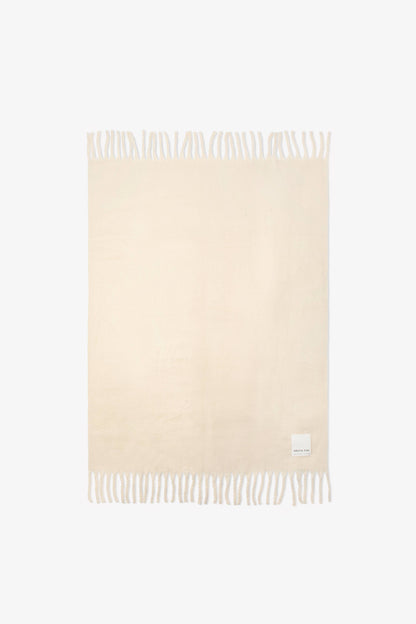 The Reykjavik Throw - 100% Recycled - Pebble Beige