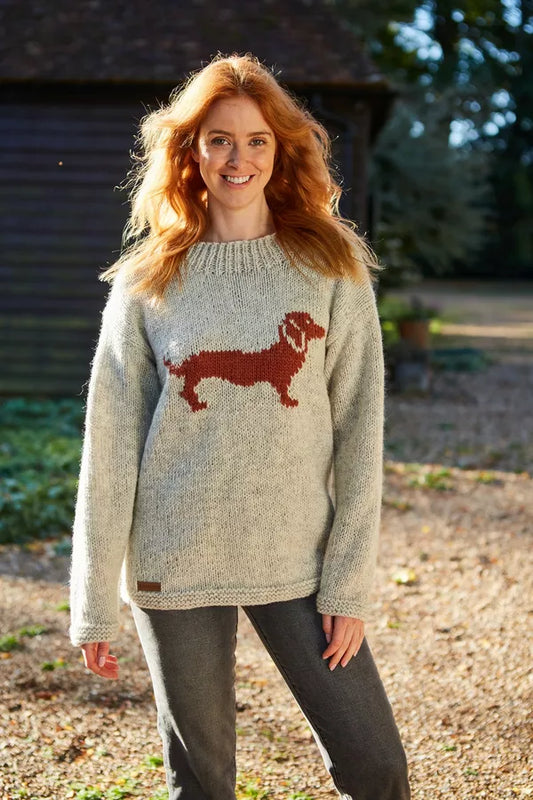 Sausage Dog Wool Sweater