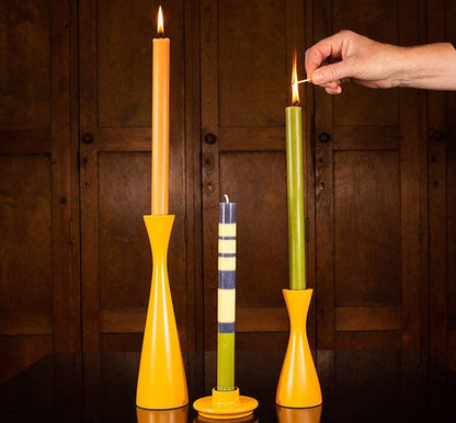 Saffron Yellow Eco Dinner Candles