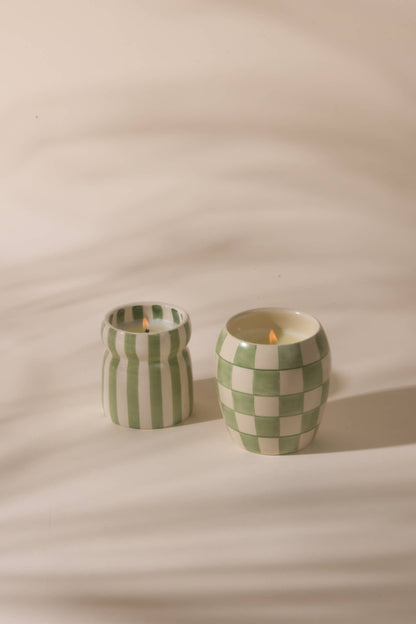 Cabana Sage Ceramic Candle - Bora Bora