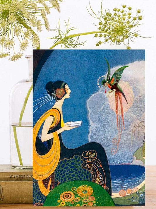 RS139P ~ Hand Glittered Greeting Card